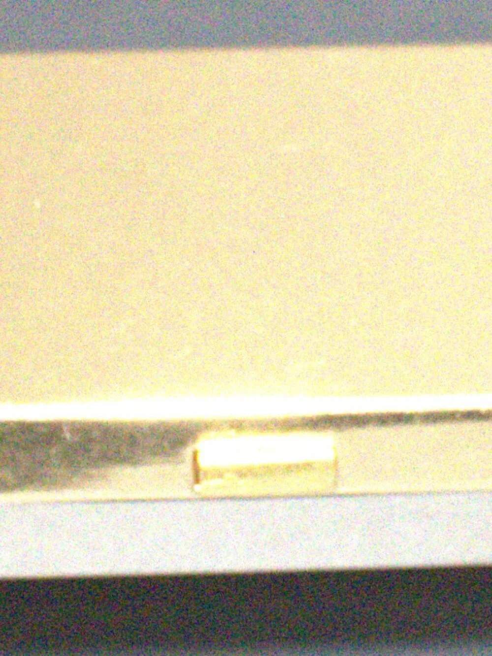 Zara Rigid Metallic Gold and Silver Clutch, Gold Strap inside. NWT